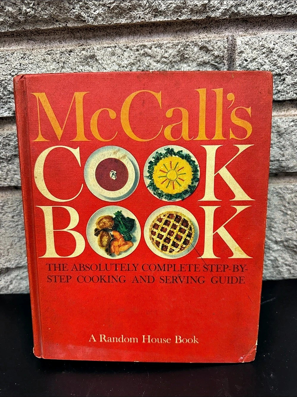McCall's Cook Book Vintage Cookbook in Red